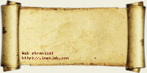 Jovan Perunac vizit kartica